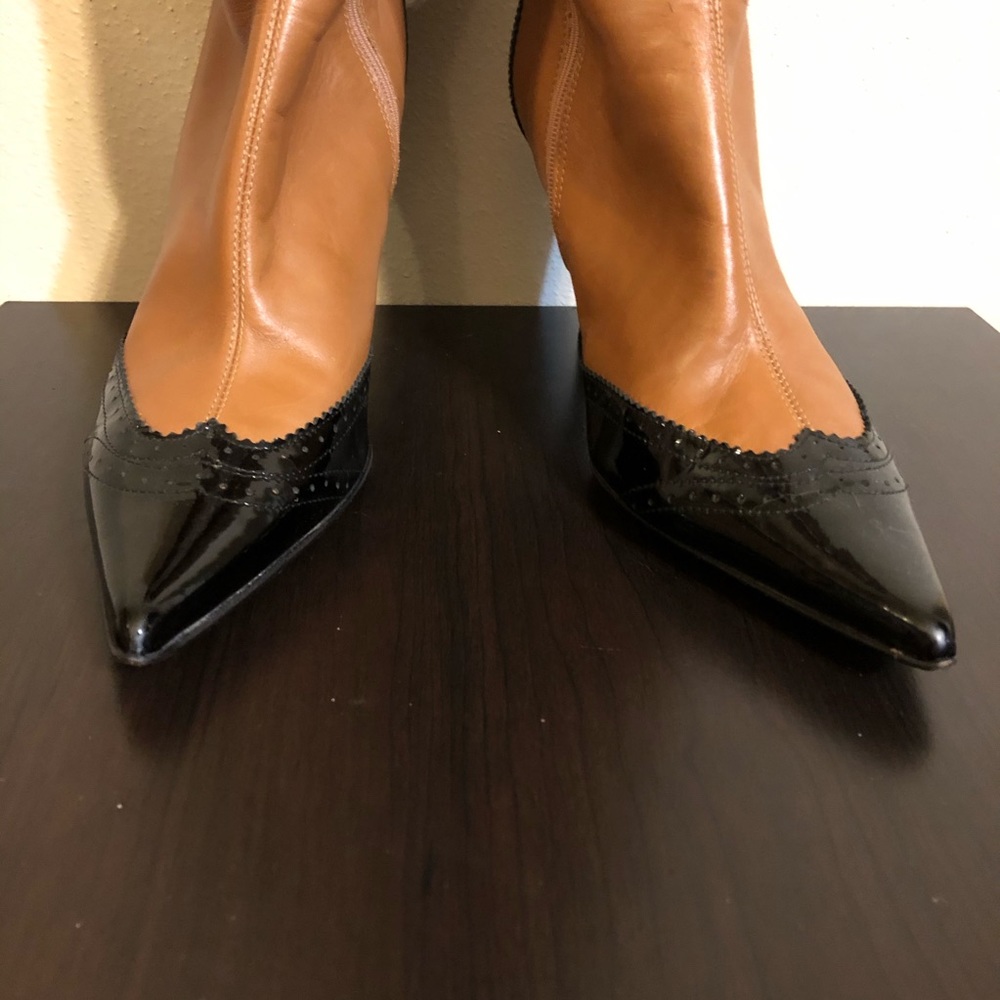 Bellofatto Italian Luxury Pointed Toe Heel Boots - Picture 3 of 10